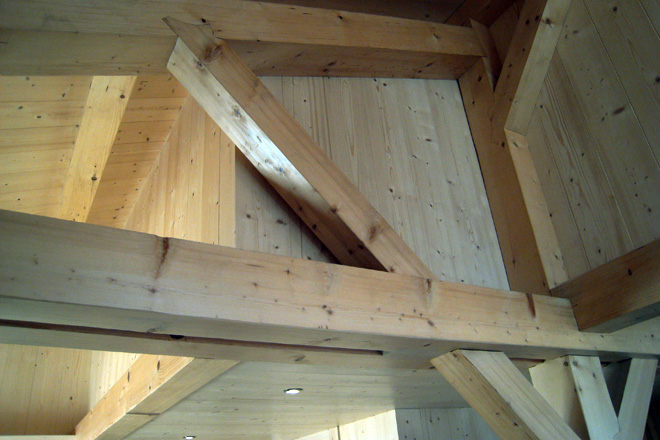 Chalets Trappier image charpente 4